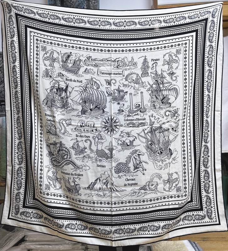 Hermes Scarf 135X135cm E17